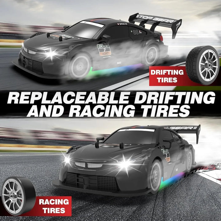 Big Size Top Quality RC Drift Car - 31 cm - With Extra Tyres & Props