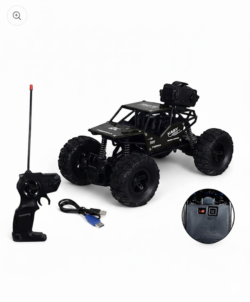 Remote Control Rock Crawler with Mist Smoke Spray