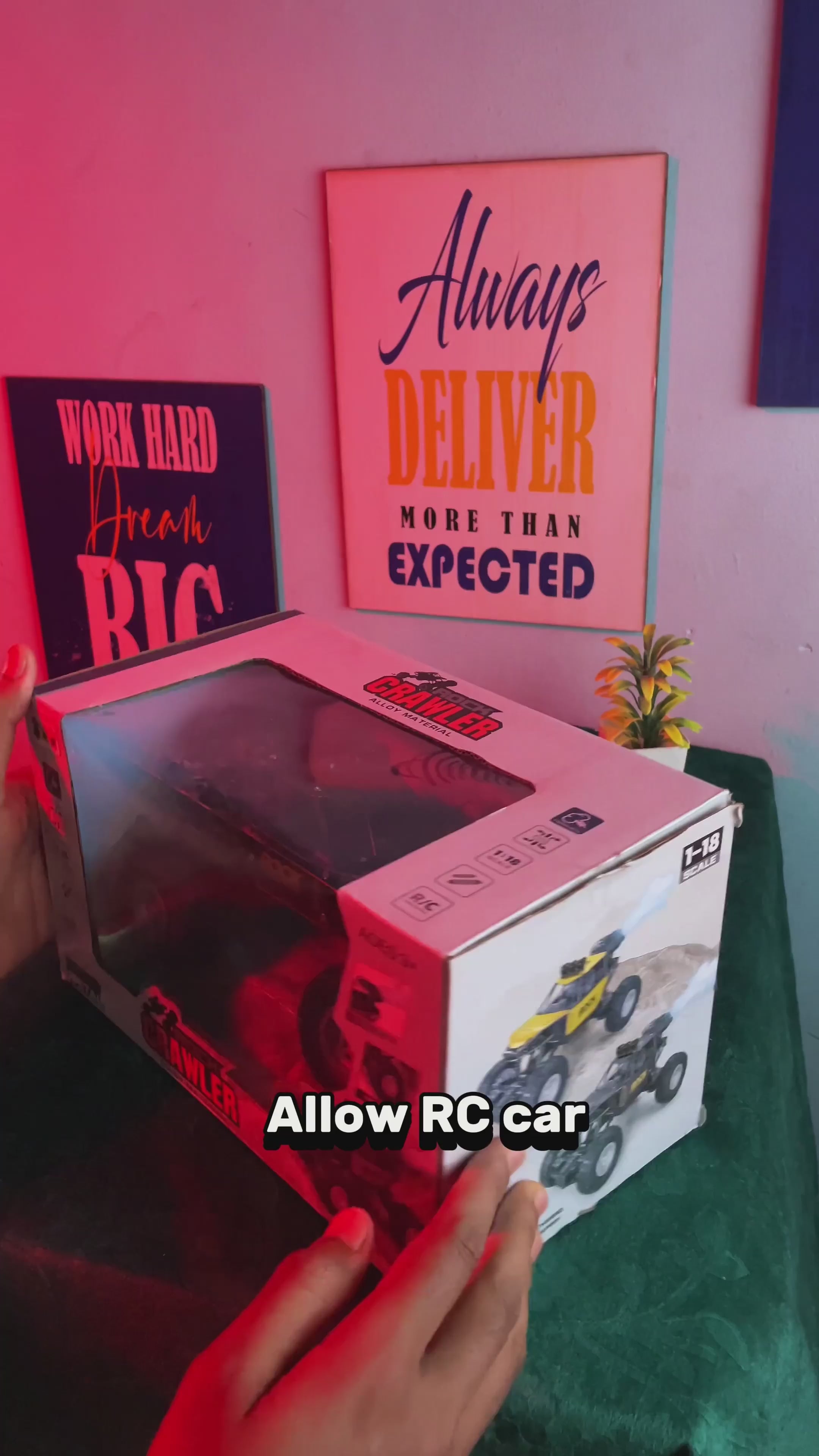 Remote Control Rock Crawler with Mist Smoke Spray